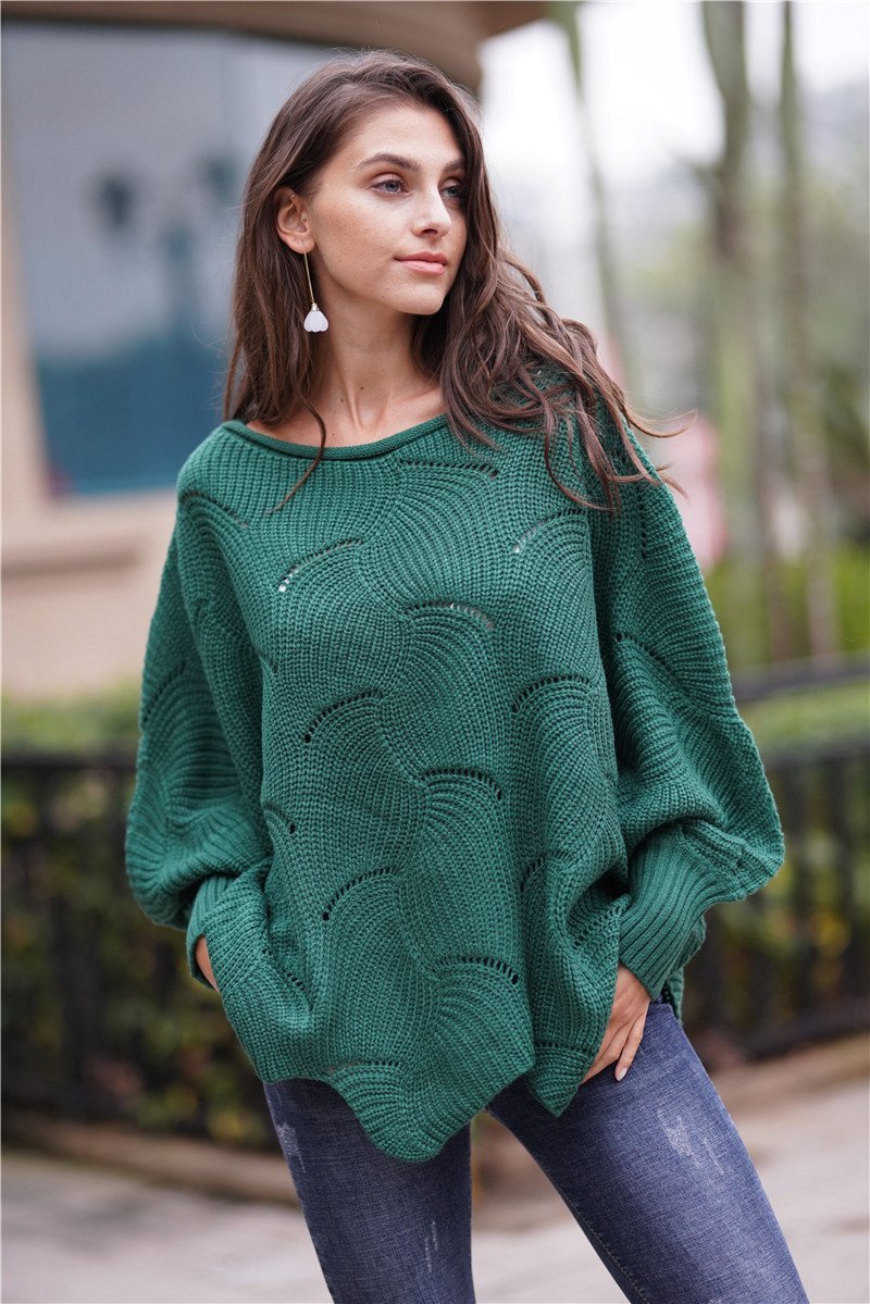 GR Es wird alles gut Strickpullover - Grün