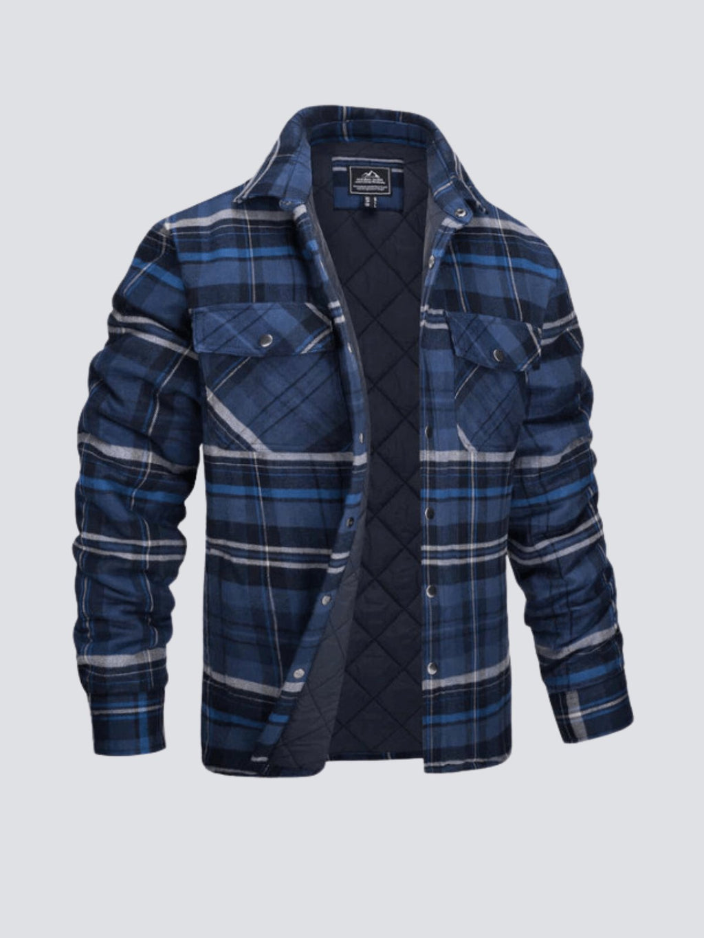 GR | Casual long-sleeved striped jacket with buttons