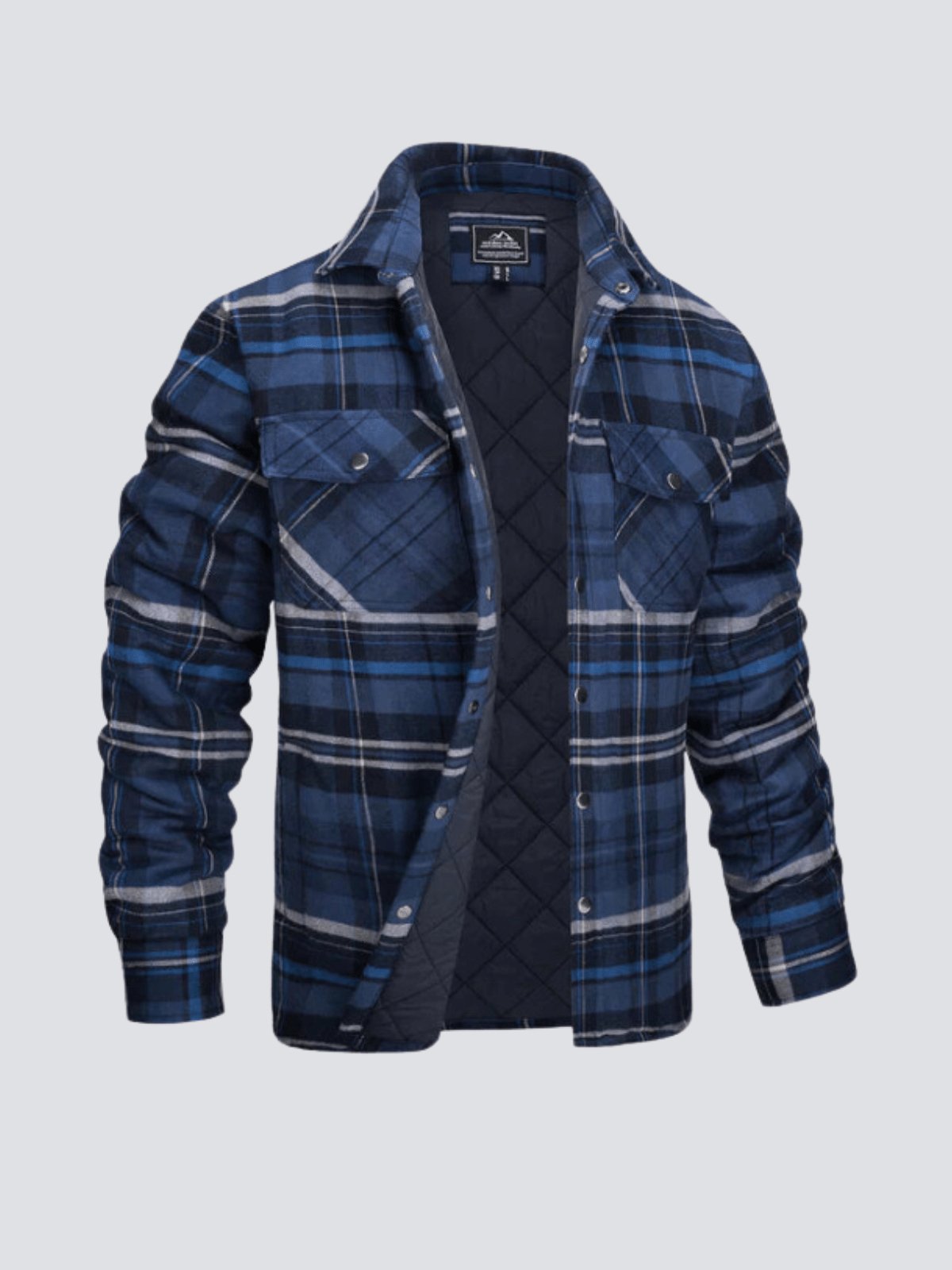 GR | Casual long-sleeved striped jacket with buttons
