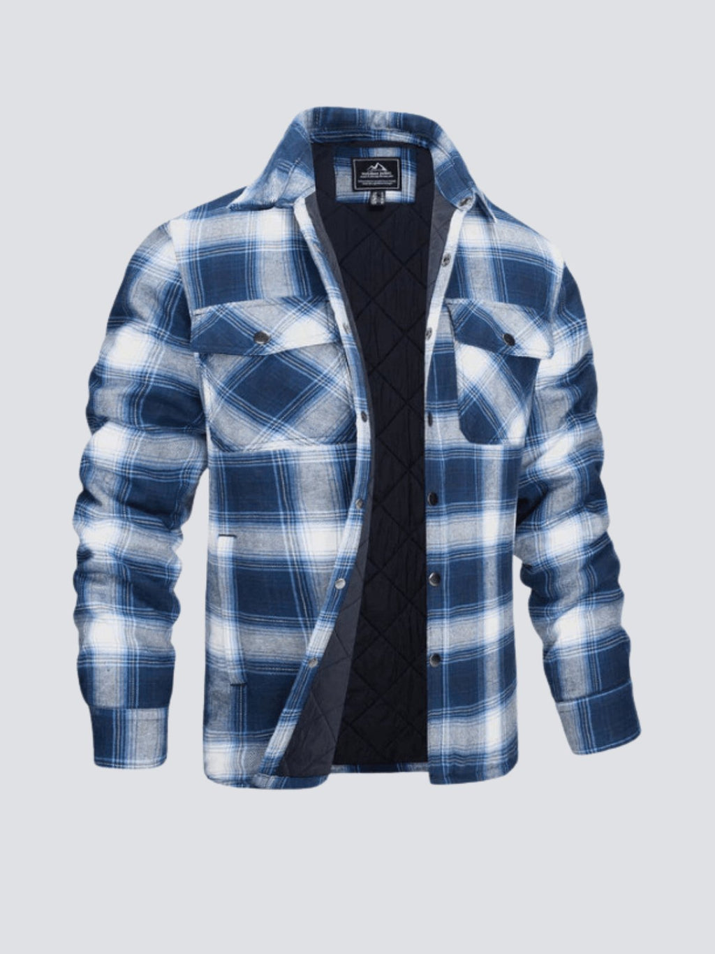 GR | Casual long-sleeved striped jacket with buttons