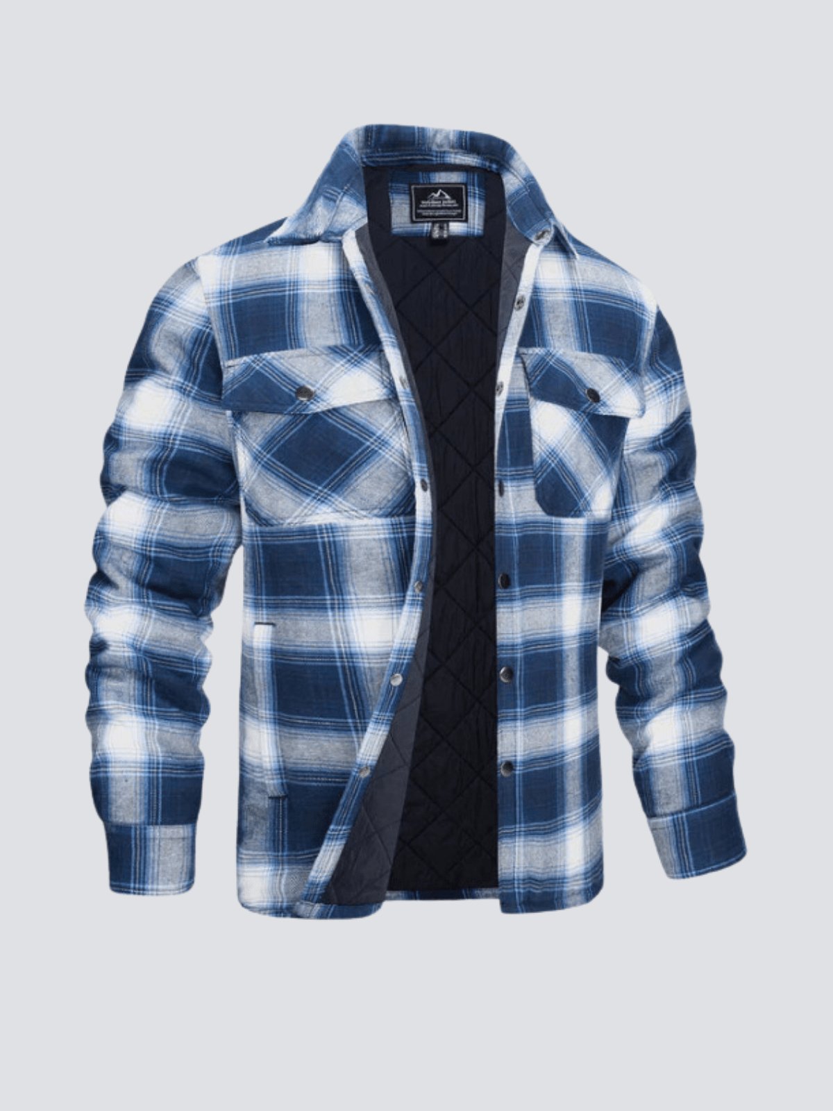 GR | Casual long-sleeved striped jacket with buttons