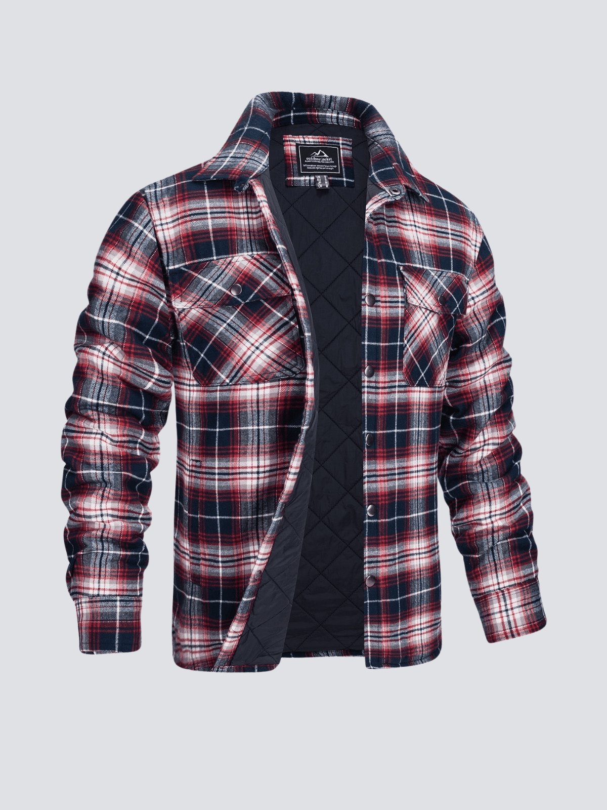GR | Casual long-sleeved striped jacket with buttons
