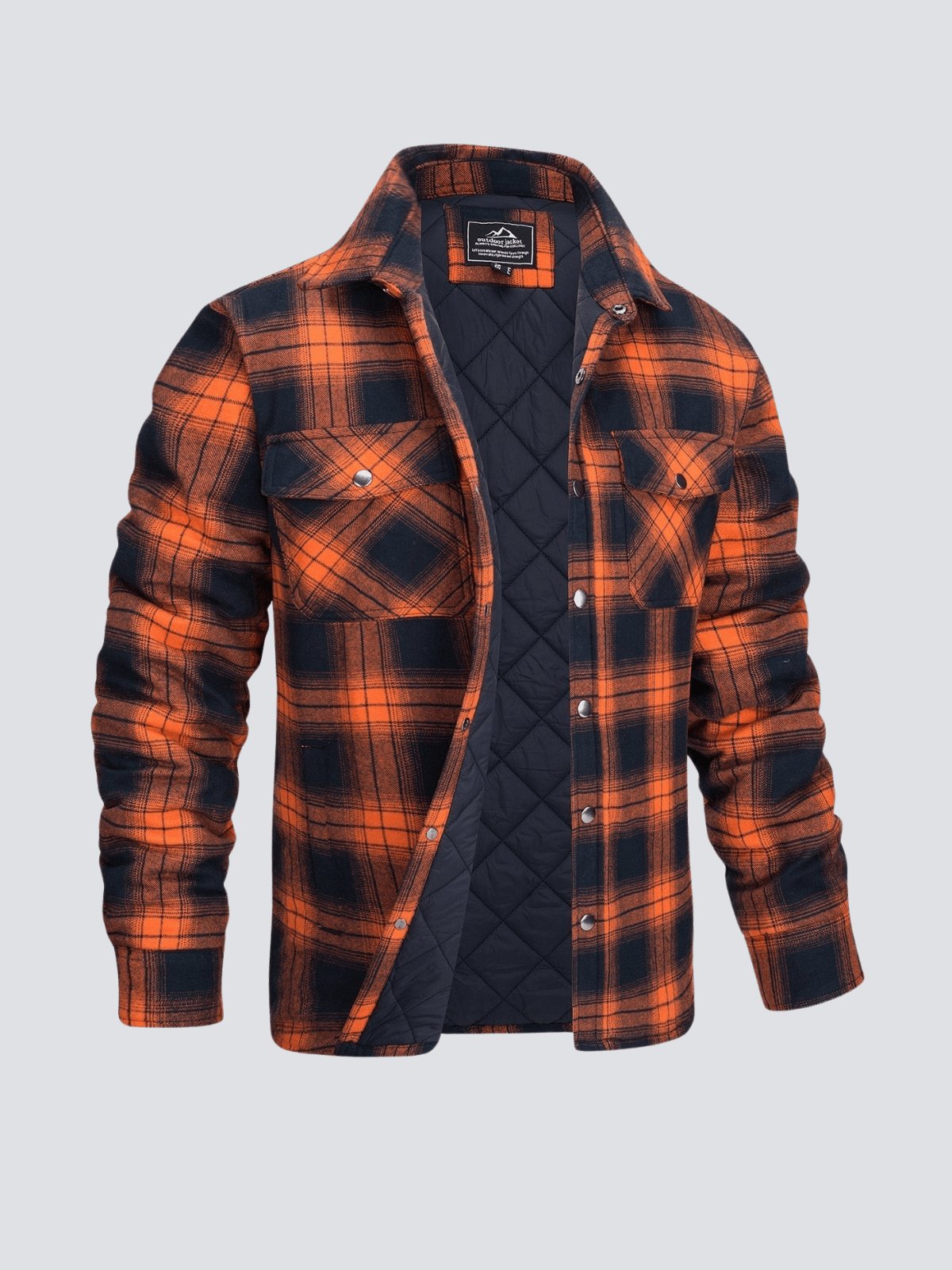 GR | Casual long-sleeved striped jacket with buttons