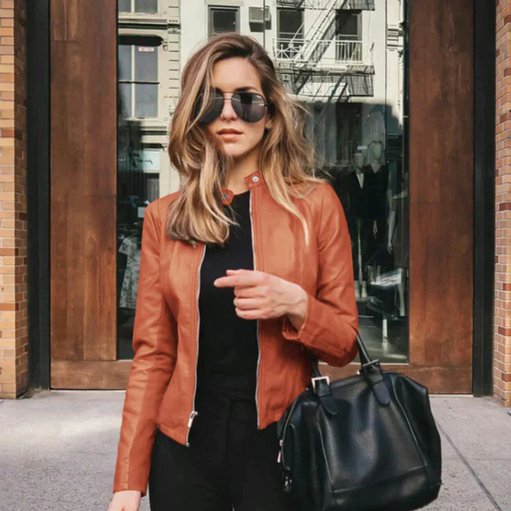 Emilia™ - Leather Jacket 