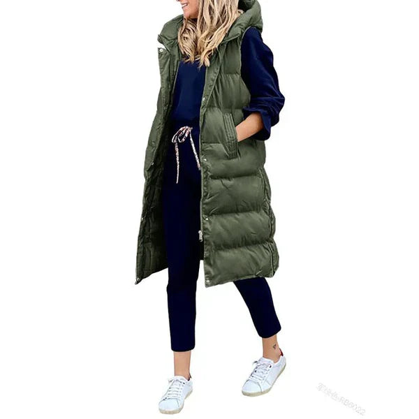 GR COTTON LONG COAT SLEEVE LOOSE JACKET