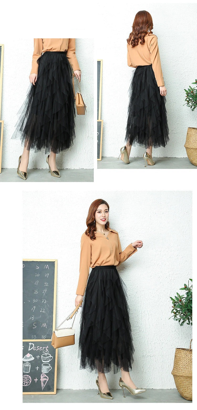 GR High Waist Pleated Skirt