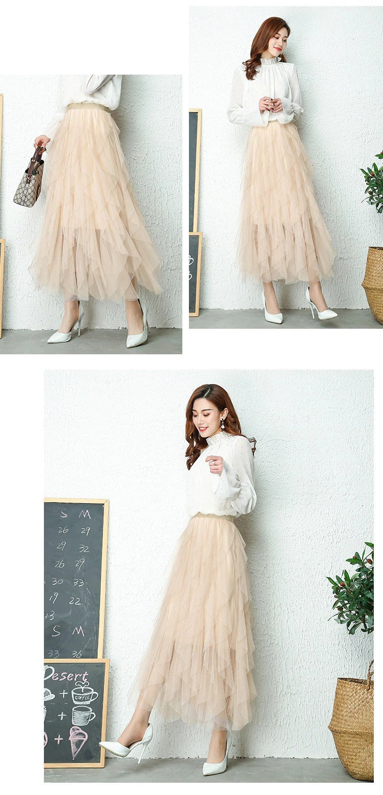 GR High Waist Pleated Skirt