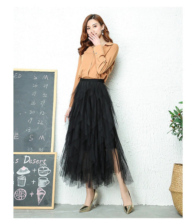 GR High Waist Pleated Skirt