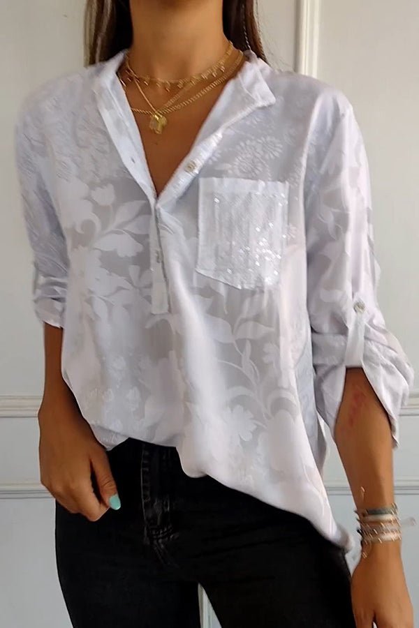 GR | Glamorous sequined top for festive occasions
