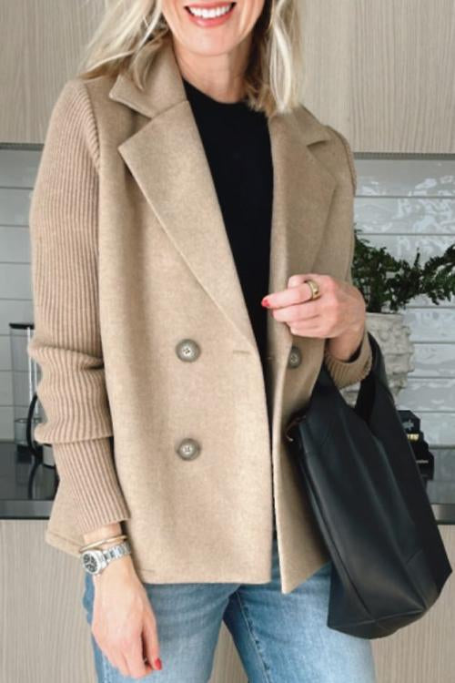 GR | Elegant blazer with contrasting sleeves