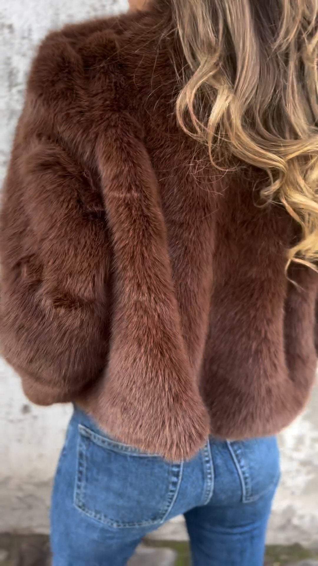 GR | Faux fur jacket