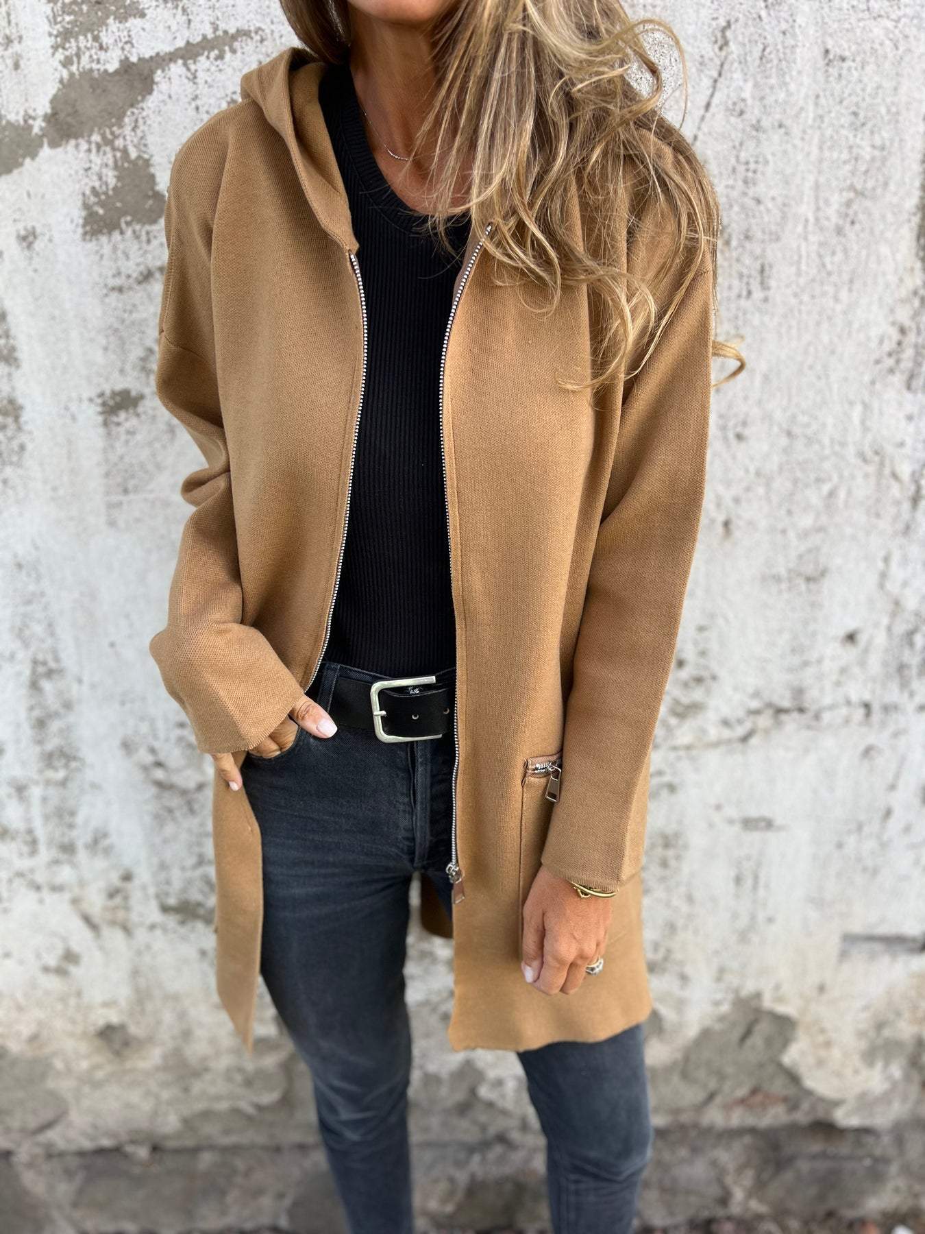 GR | Stilvolle Langarm-Strickjacke
