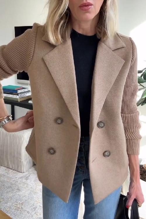 GR | Elegant blazer with contrasting sleeves