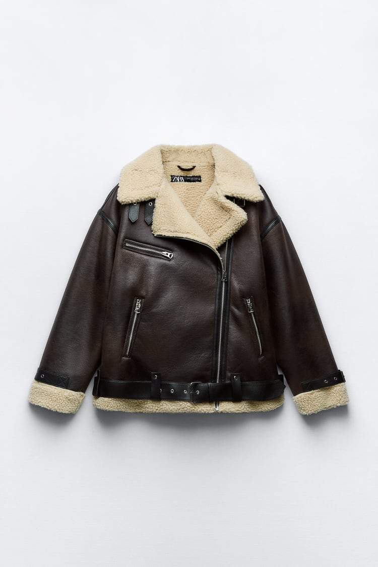 GR | Jacket with faux leather lapels