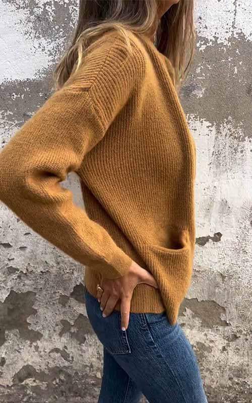 GR | Super soft, warm cardigan with zipper