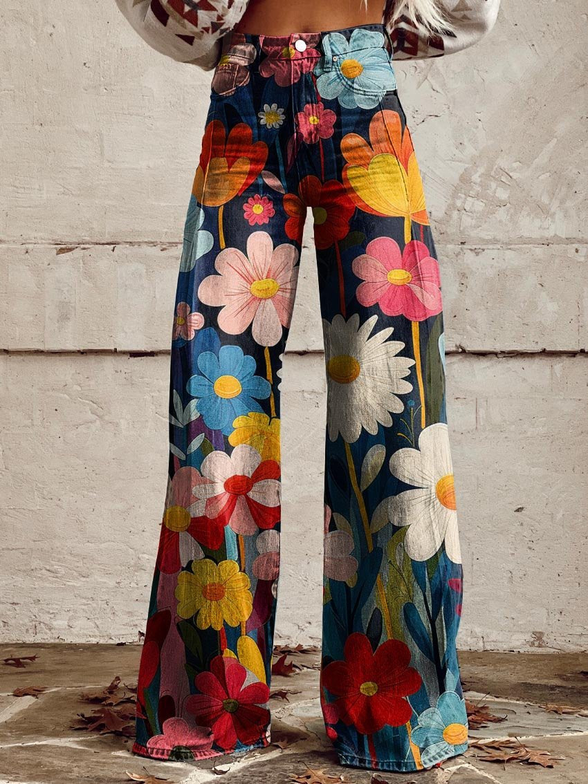 GR | Weite Blumenhose