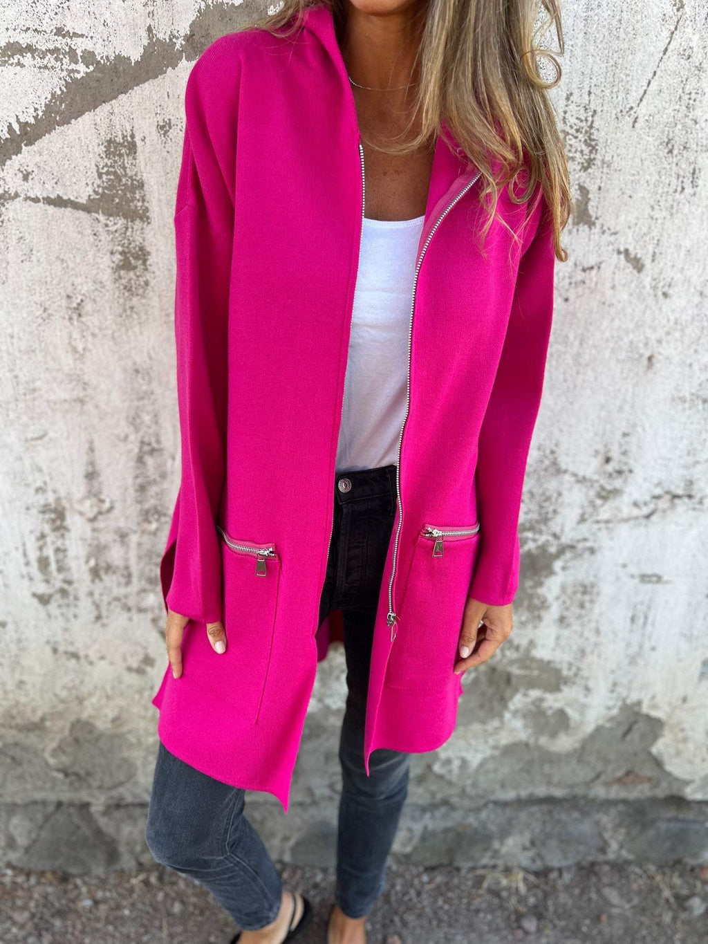 GR | Stilvolle Langarm-Strickjacke