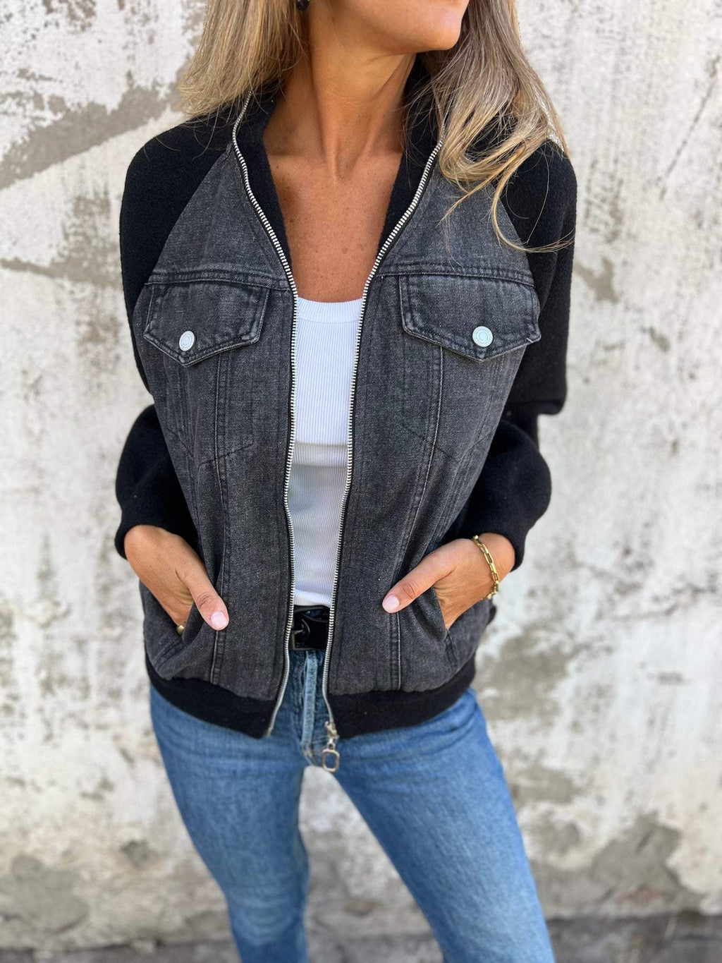 GR - Modern Trendy Denim Jacket