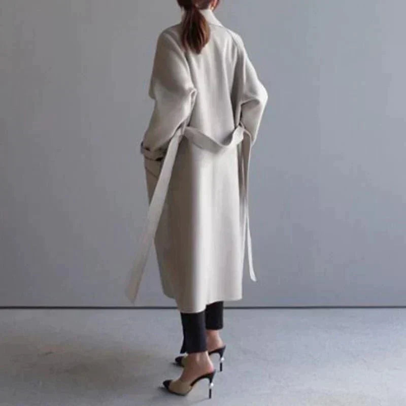 GR | Long Trench Coat Jas Cashmere Women's