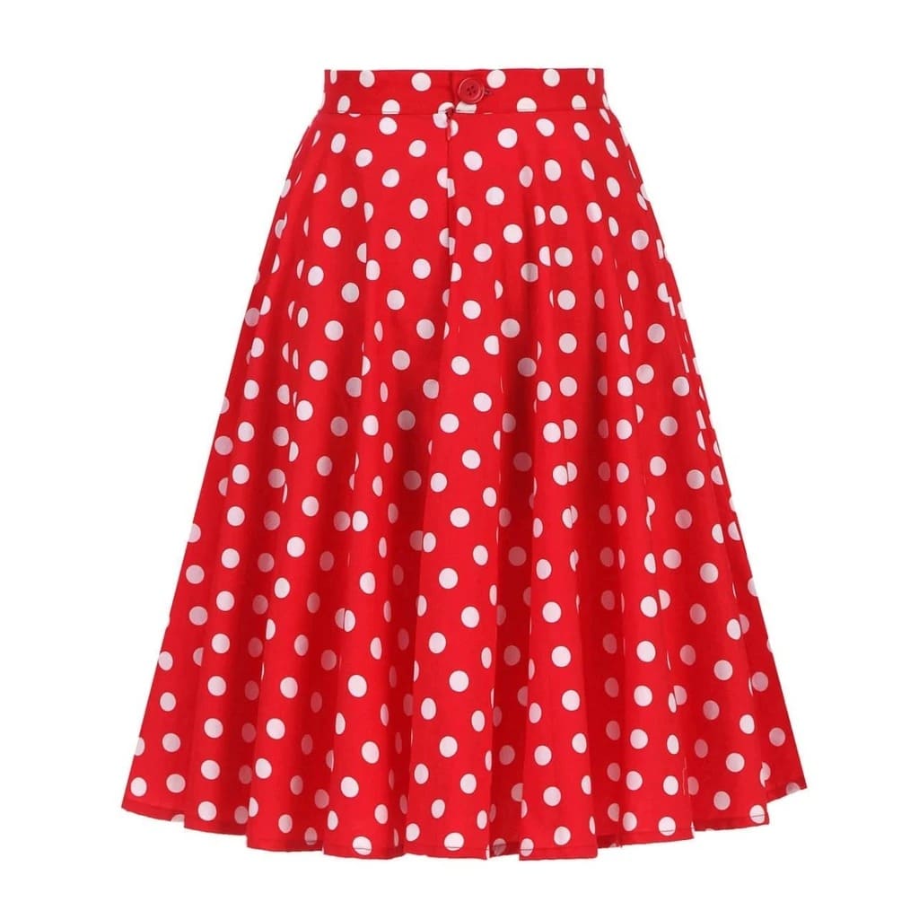 GR | Vintage Rock Red White Polka Dots