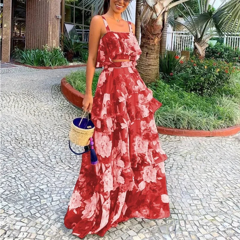 GR | Elegant women's skirt set