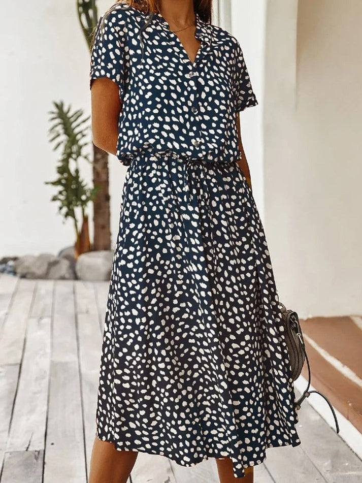 GR | Elegant long-sleeved winter dress for women 