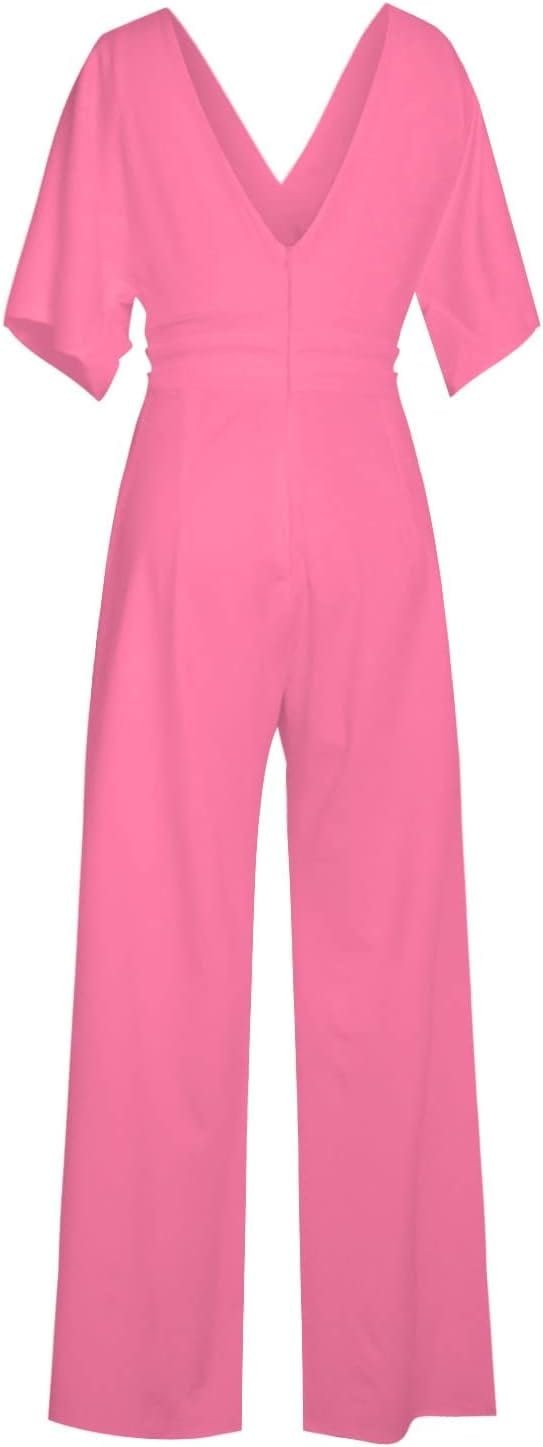 Elegant V-neck jumpsuit
