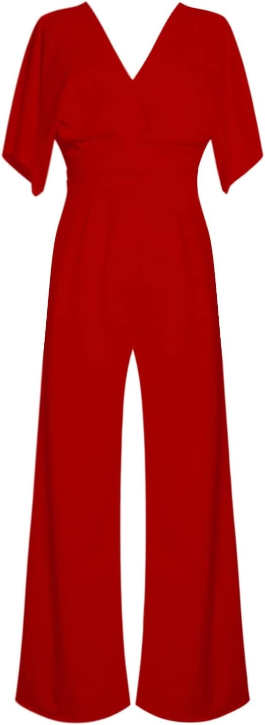 Elegant V-neck jumpsuit