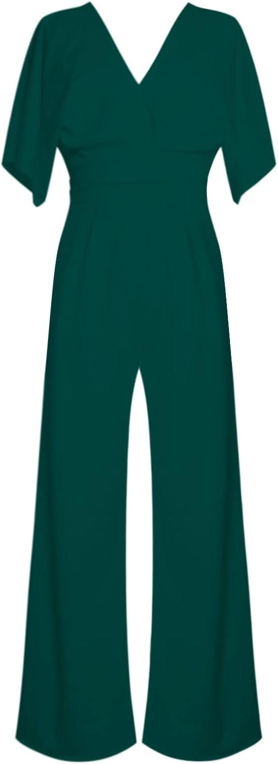 Elegant V-neck jumpsuit