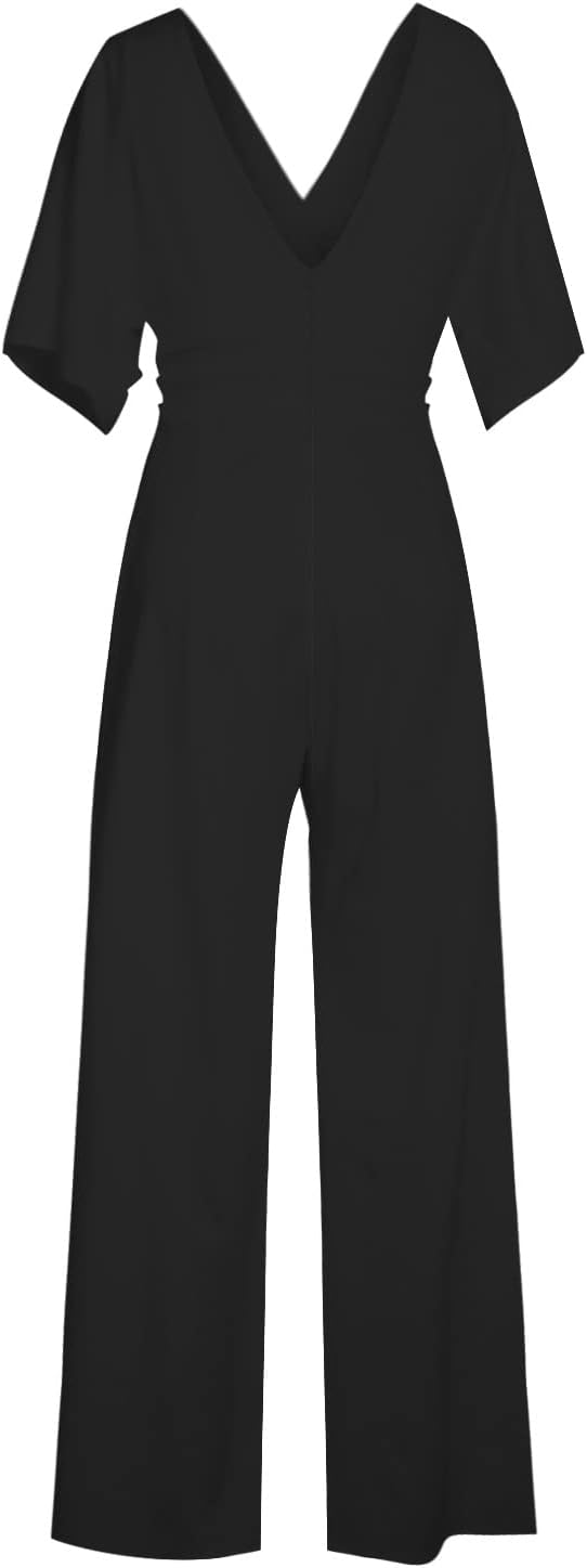 Elegant V-neck jumpsuit