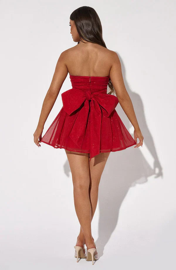 GR | Sexy Trägerloses Minikleid
