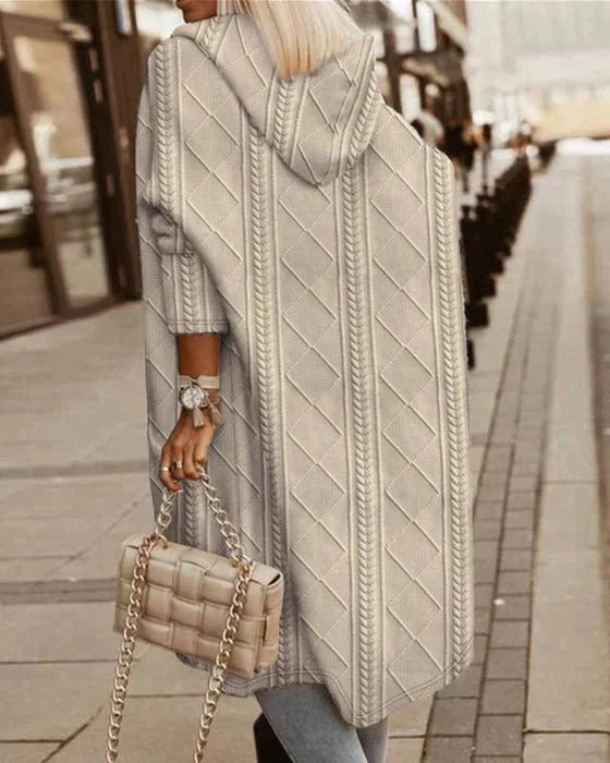 GR - Long cardigan with hood