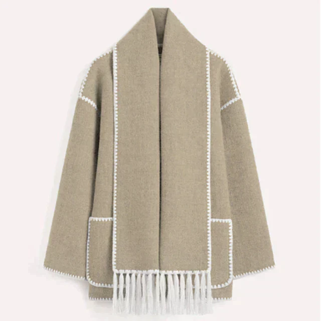 GR - Statement jacket with scarf 