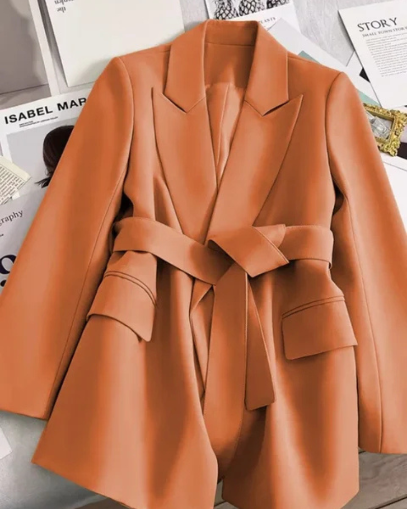 GR | Women's Classic Trench Coat Black Jacket
