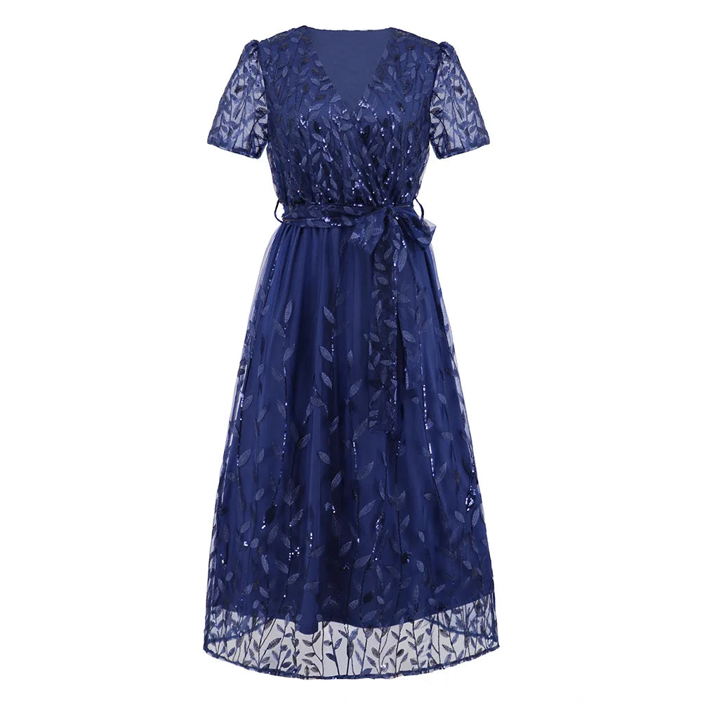 GR - Midikleid mit Pailletten