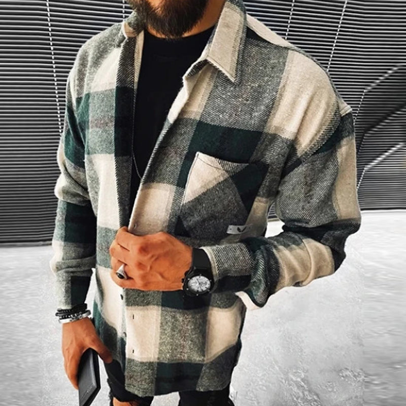 The stylish designer coat