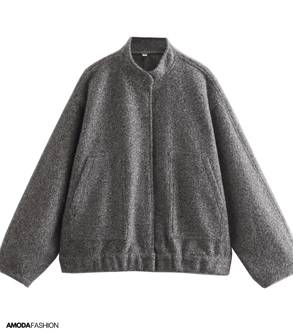 Casual jacket with button