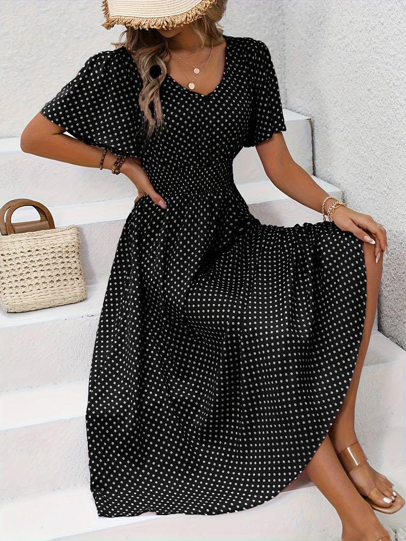 GR | Luftiges Midi Sommerkleid Schick
