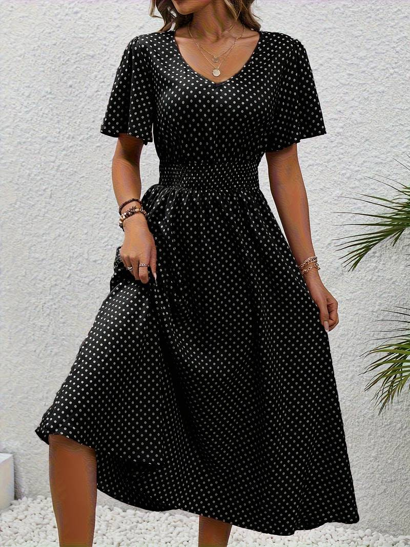 GR | Luftiges Midi Sommerkleid Schick