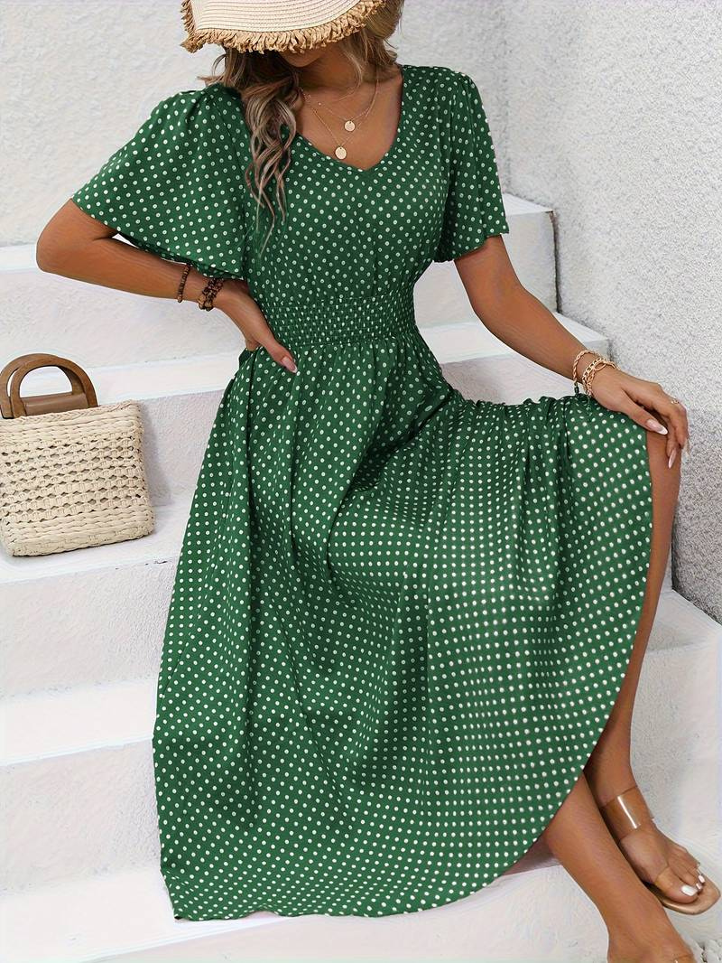 GR | Luftiges Midi Sommerkleid Schick