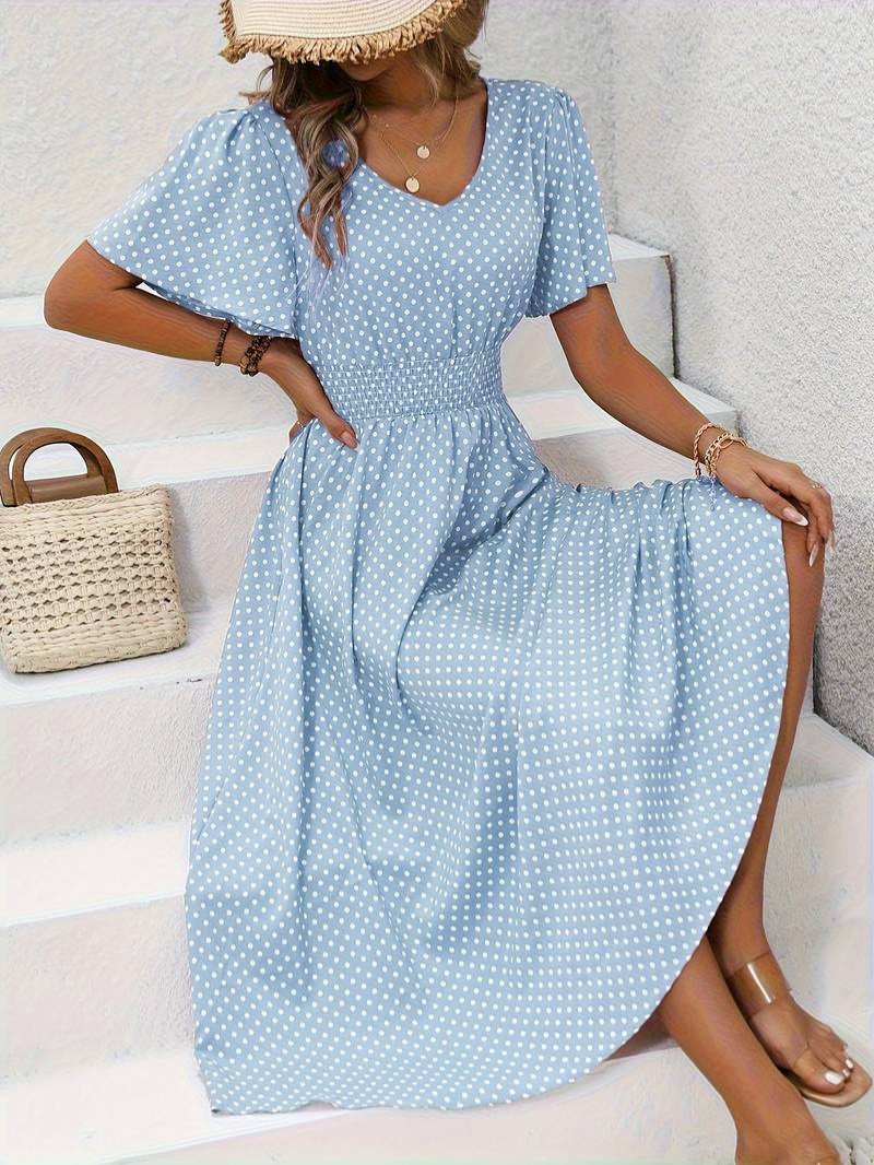 GR | Luftiges Midi Sommerkleid Schick