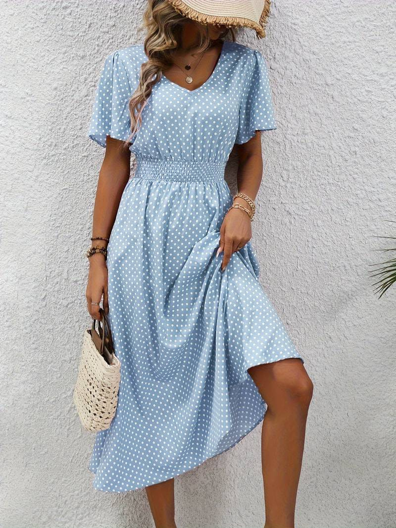 GR | Luftiges Midi Sommerkleid Schick