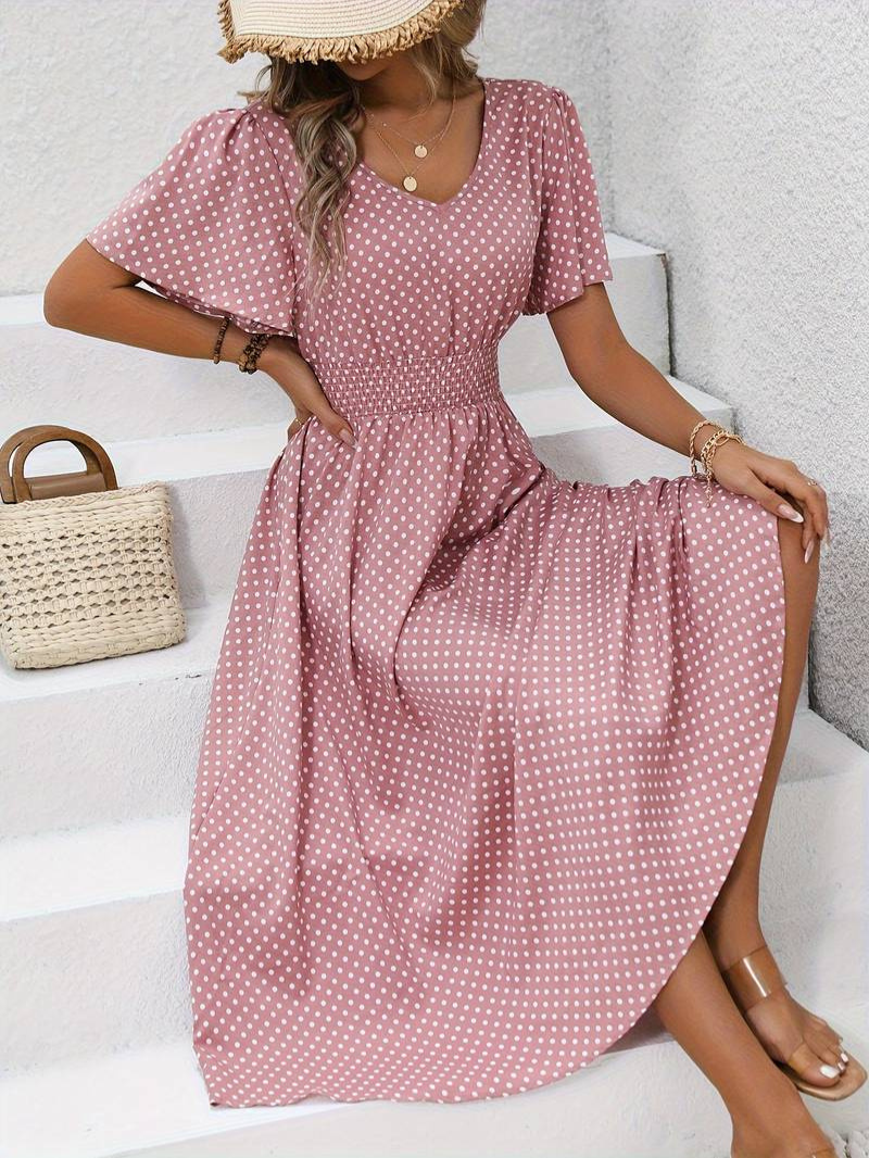 GR | Luftiges Midi Sommerkleid Schick