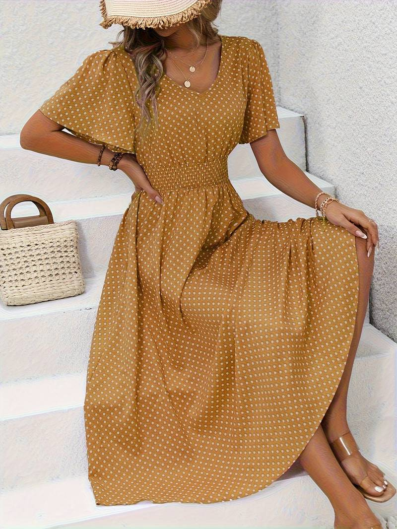 GR | Luftiges Midi Sommerkleid Schick