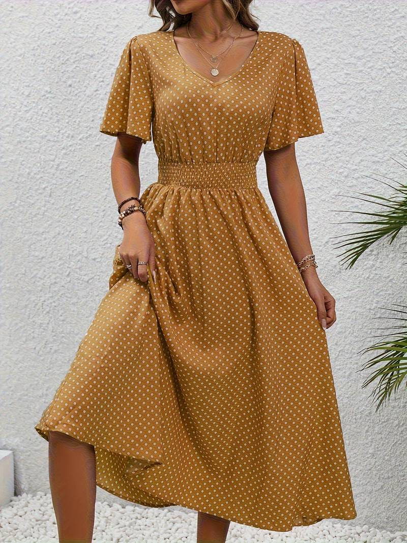 GR | Luftiges Midi Sommerkleid Schick