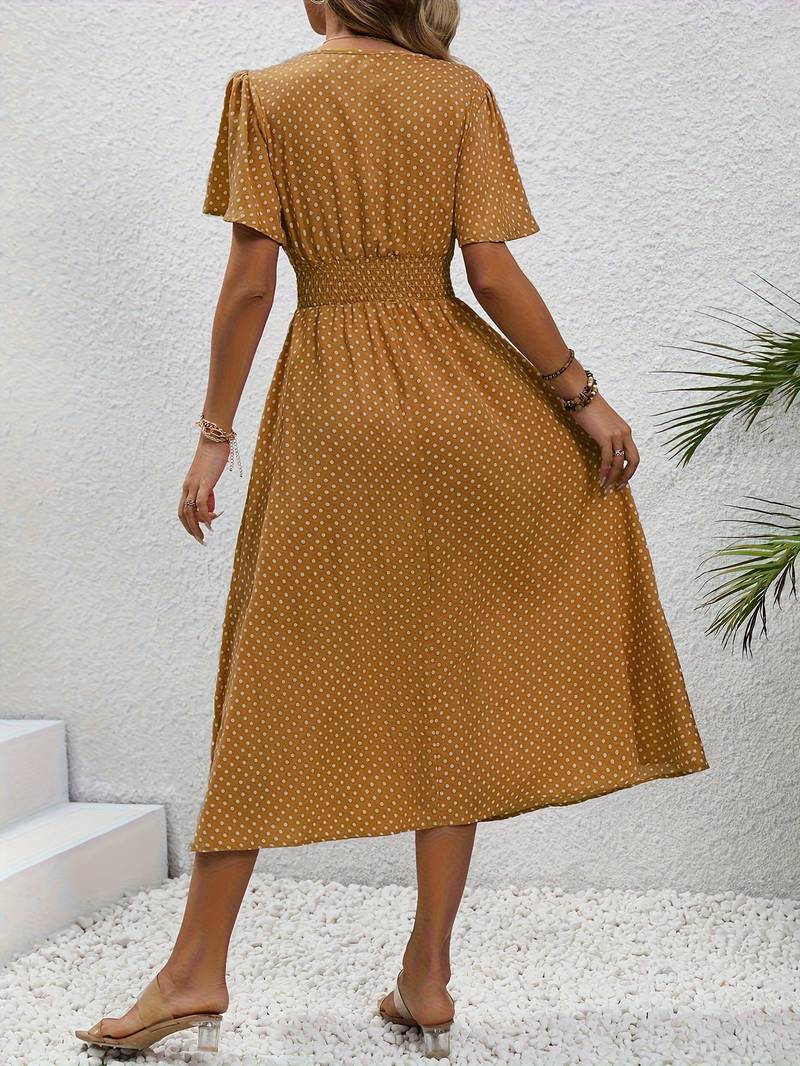 GR | Luftiges Midi Sommerkleid Schick