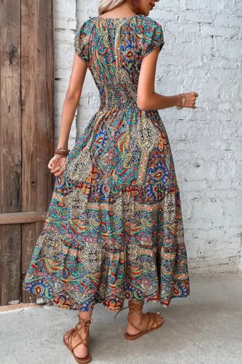 GR | Luftiges Sommerkleid Leicht Midi