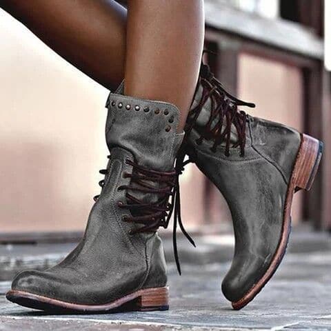 GR | Stylish leather boots for women 