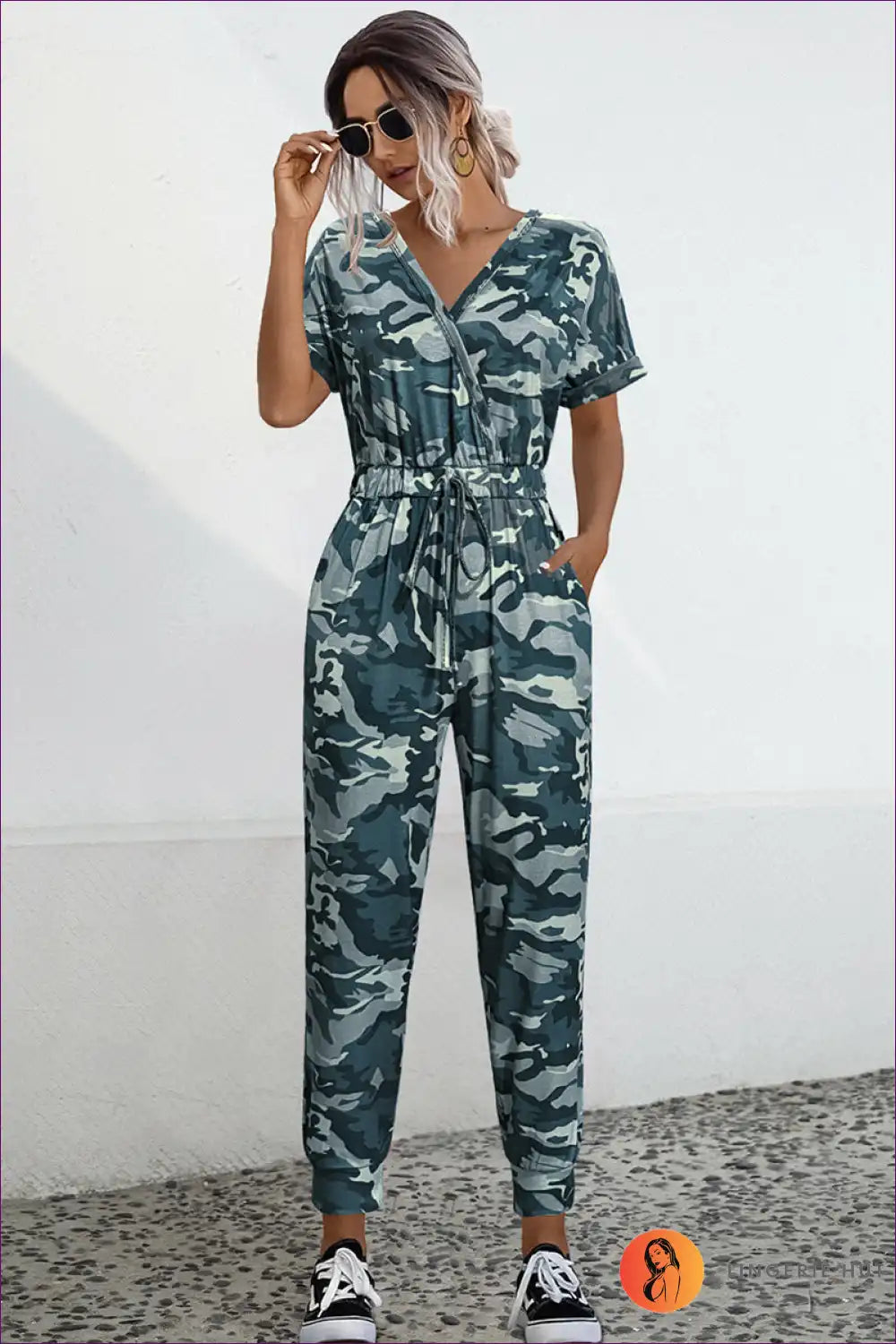 GR | Camo V-Neck Wetsuit - Effortless Summer Cool