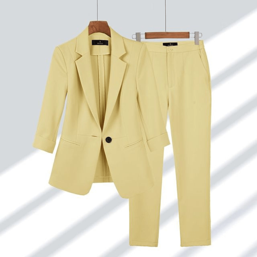 GR | Two-piece women's suit, pantsuit, casual women's suit